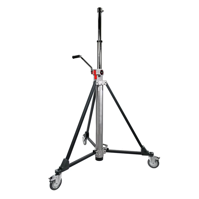 Matthews Crank-O-Vator III large combo stand with wheels and crank handle