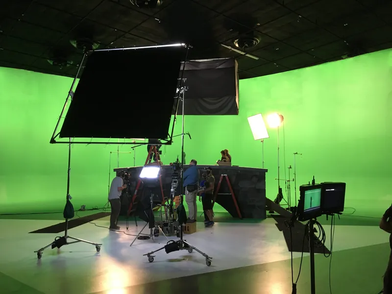 Green screen shoot
