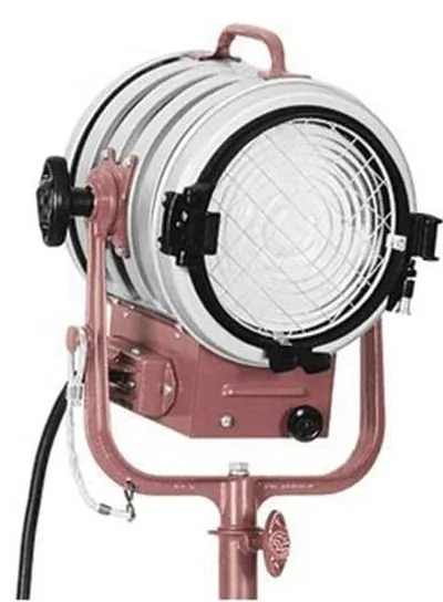 Mole Richardson 2K Junior tungsten fresnel on a stand