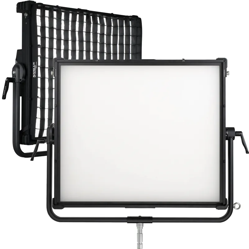 Nanlux Dyno large-format LED soft panel on a stand