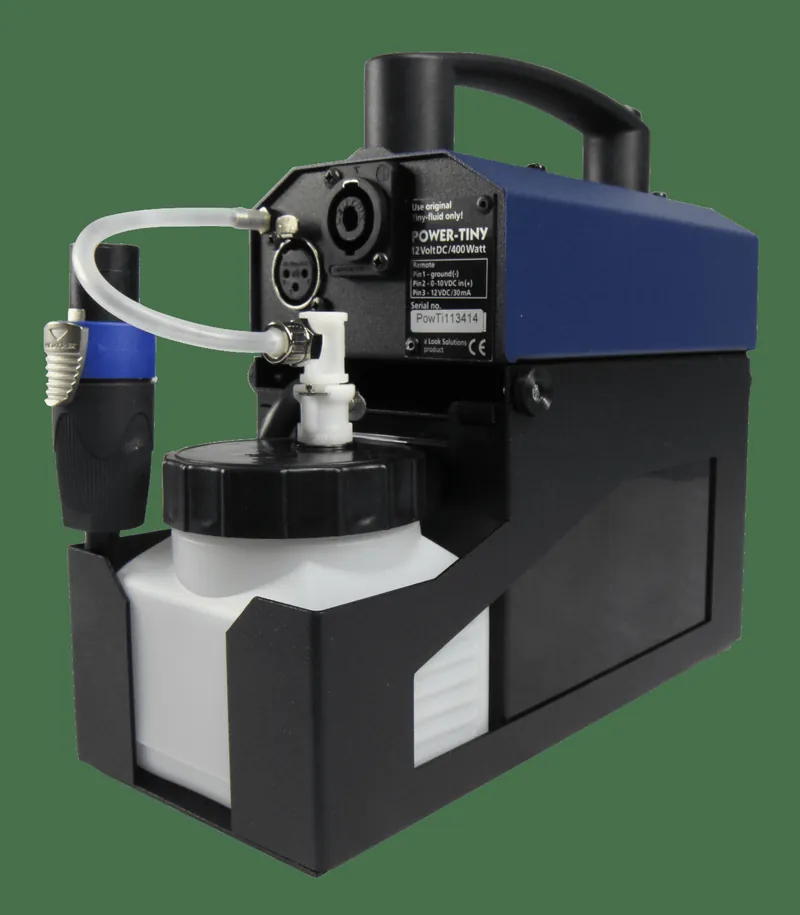 Power Tiny cordless portable smoke machine