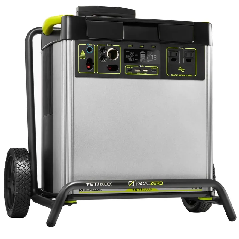 Goal Zero Yeti 6000x portable battery generator